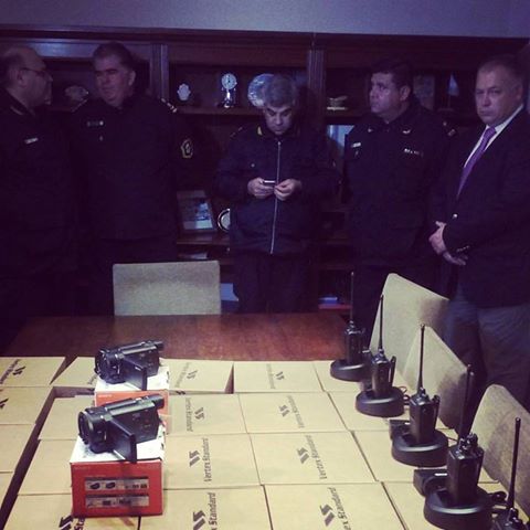 Entrega de nuevos equipamientos a la Policía