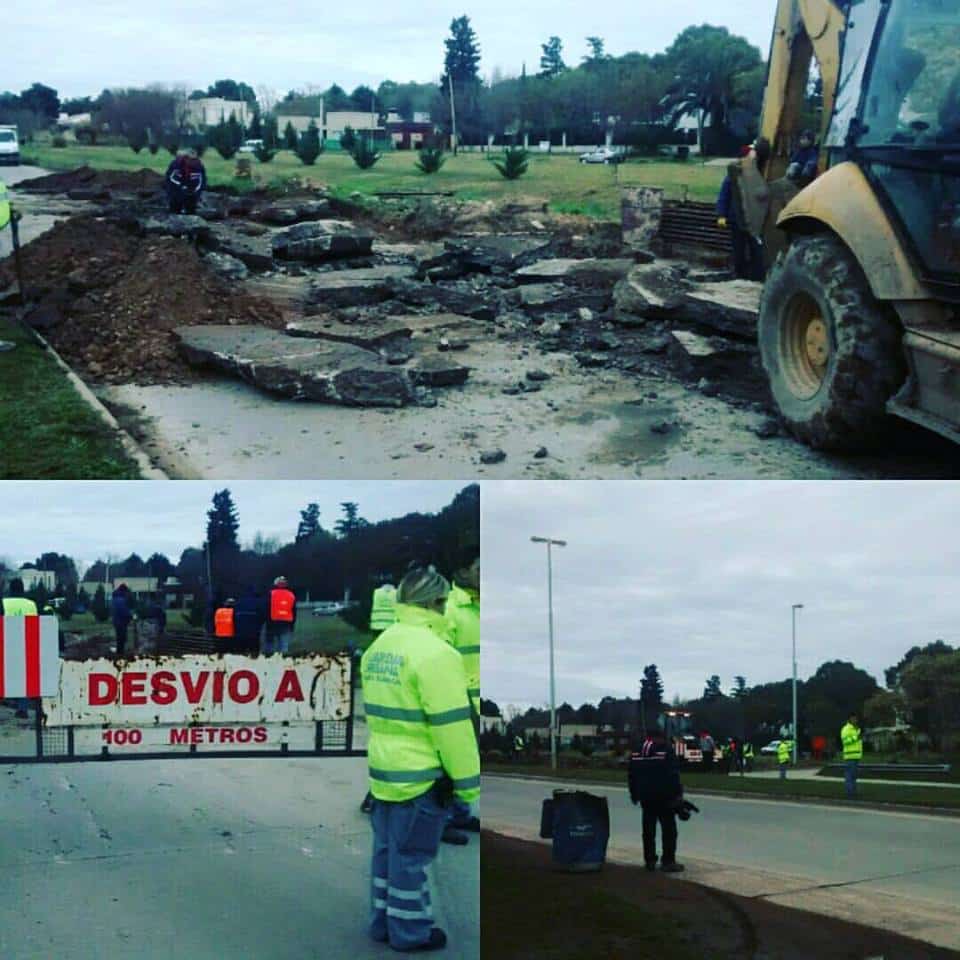 Repavimentación del camino de Circunvalación