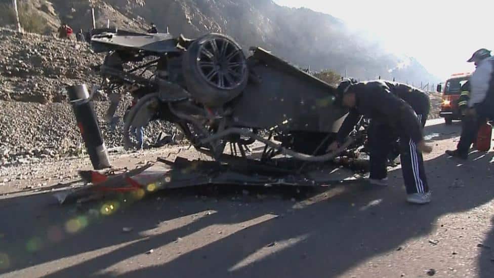 Mirá cómo quedó el auto de Etman después del duro accidente en San Juan
