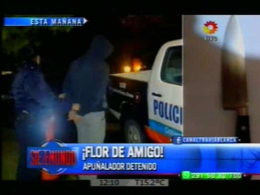 Detenido por apuñalar a un amigo