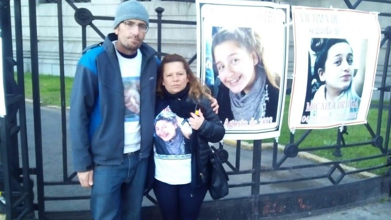 Encadenada en el congreso