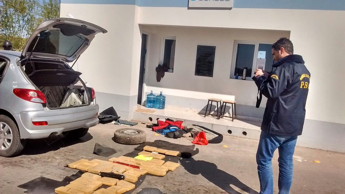 Secuestraron 34 kilos de marihuana y detuvieron a un peligroso delincuente