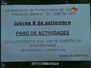 Pararon los médicos del Penna
