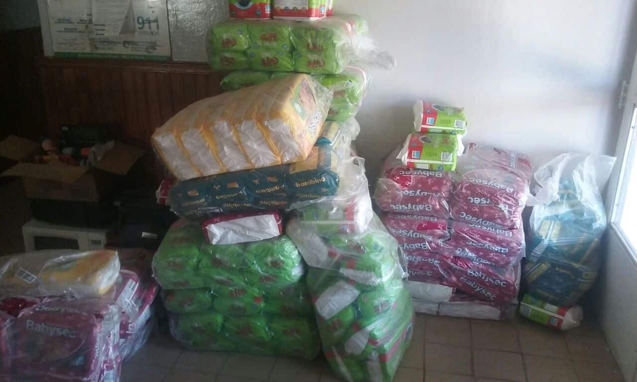 Recuperan más de 200 paquetes de pañales que habían robado en octubre