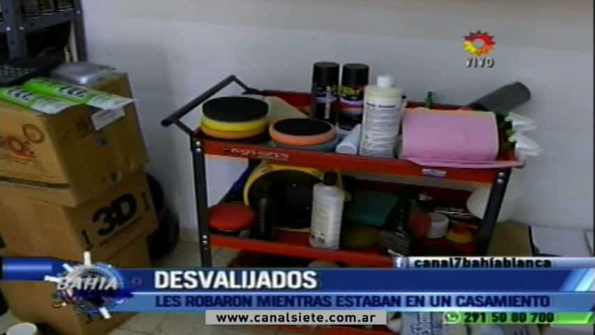 Los desvalijaron mientras estaban en una fiesta