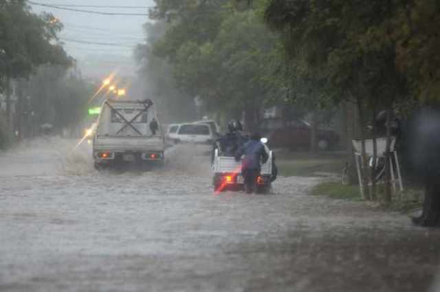 La tormenta en Santa Rosa