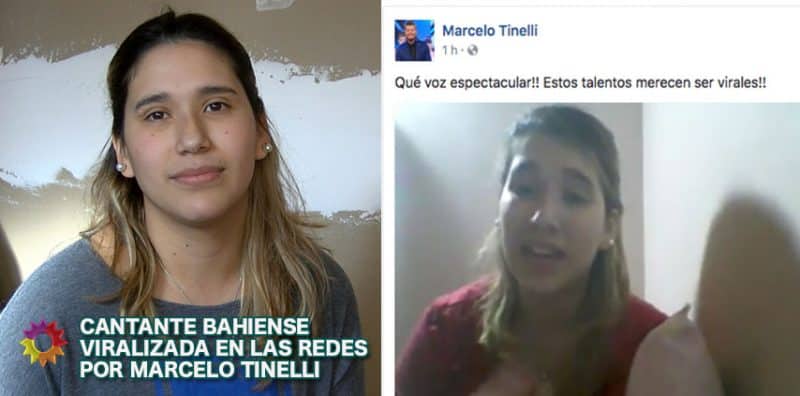 Bahiense que grabó un video casero y Tinelli la viralizó