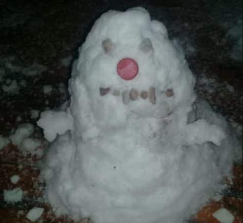 La nieve sorprendió a todos. Mirá las fotos de las redes