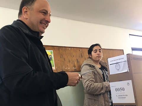 Tres Arroyos: Votó Pablo Garate