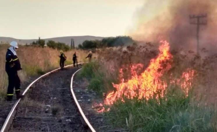 El bombero herido en Sierra ya está internado en Bahía