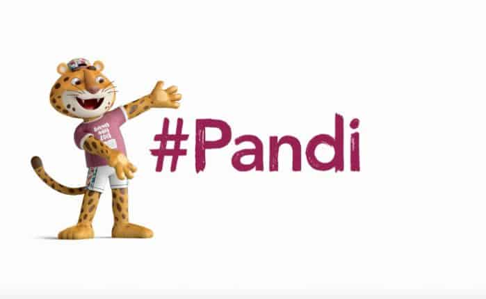Pandi, la mascota de los Juegos Olímpicos en Bs.As.