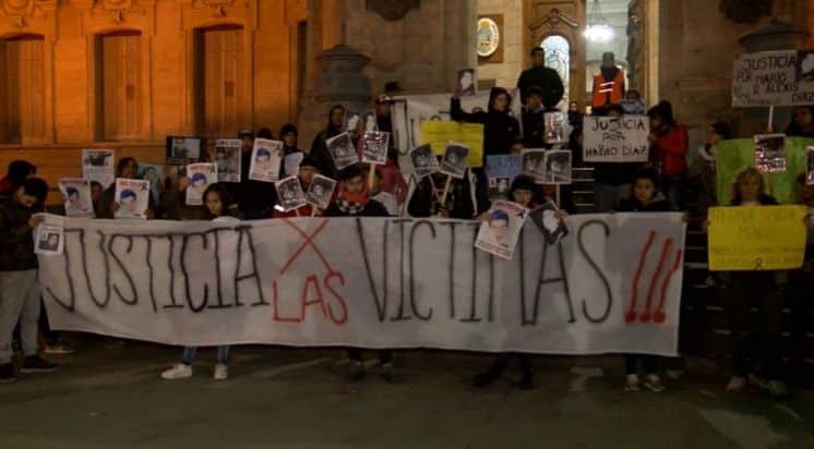 Marcharon los familiares de las víctimas