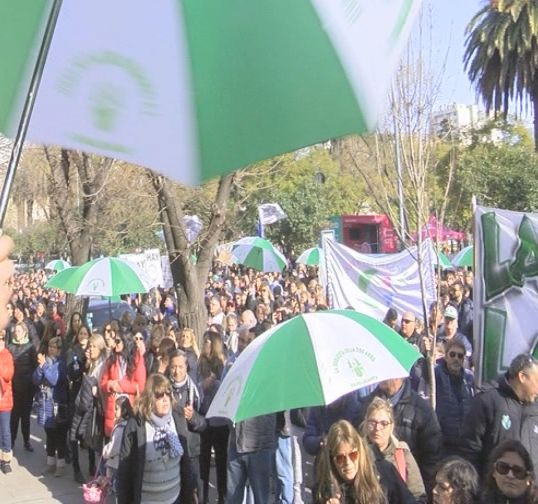 Paro y movilización de Municipales