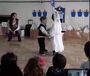 Un mini casamiento que se volvió viral