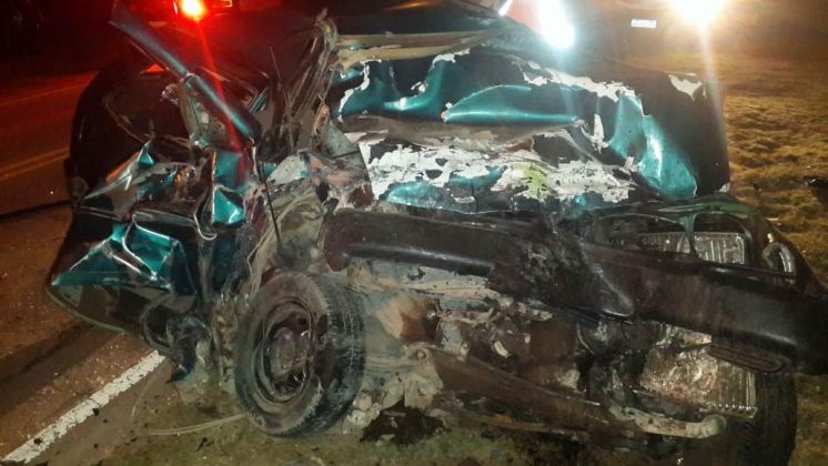 Choque frontal en el acceso a Cerri