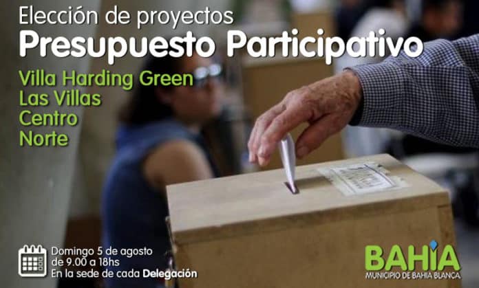 Presupuesto participativo en 4 delegaciones