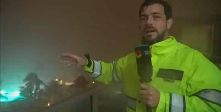 José Bianco relató la llegada del huracán Florence
