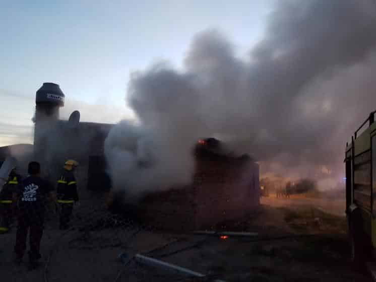 Un incendio que dejó pérdidas totales
