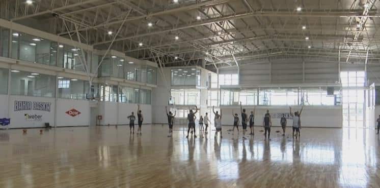 Bahía Basket tuvo su primer entrenamiento en el Dow Center