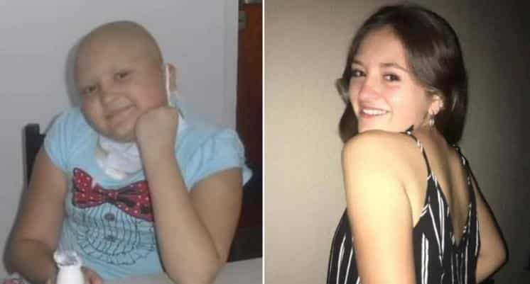 Camila, le ganó al cáncer y se volvió viral con su #10YearsChallenge