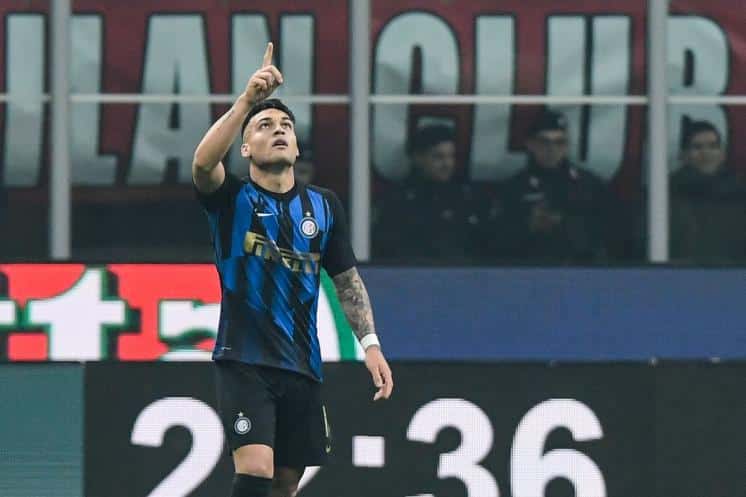 Lautaro Martínez marcó en el triunfo del Inter en el clásico de Milán