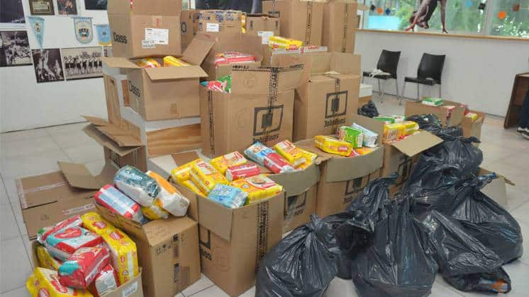 Se entregaron las donaciones recibidas en la Carrera de la Mujer
