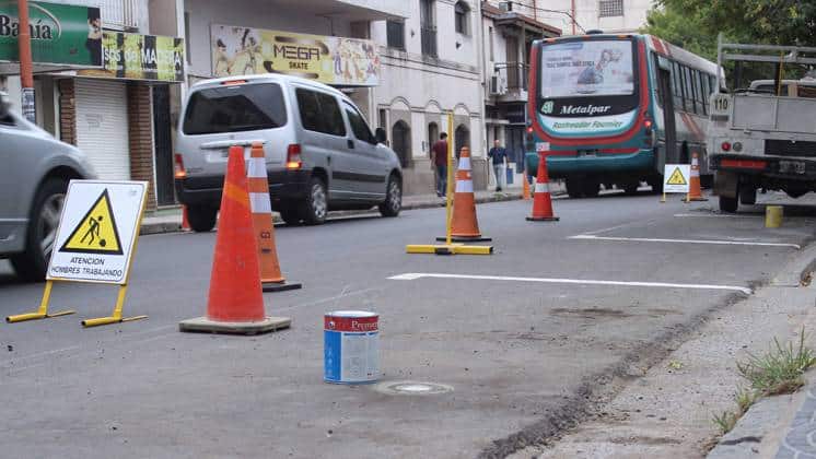 Colocación de sensores de estacionamiento en Estomba al 300