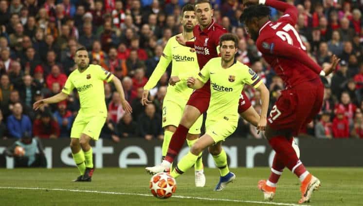 Liverpool goleó al Barcelona y terminó el sueño de Messi