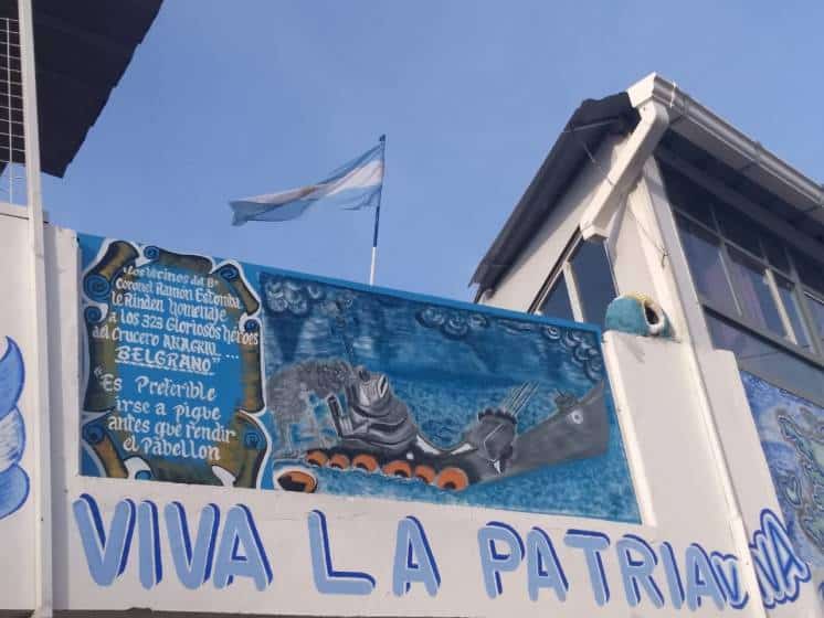 Un homenaje bien patriota