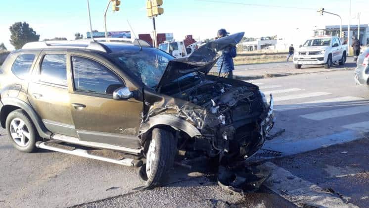 Fuerte accidente en Cabrera al 4100