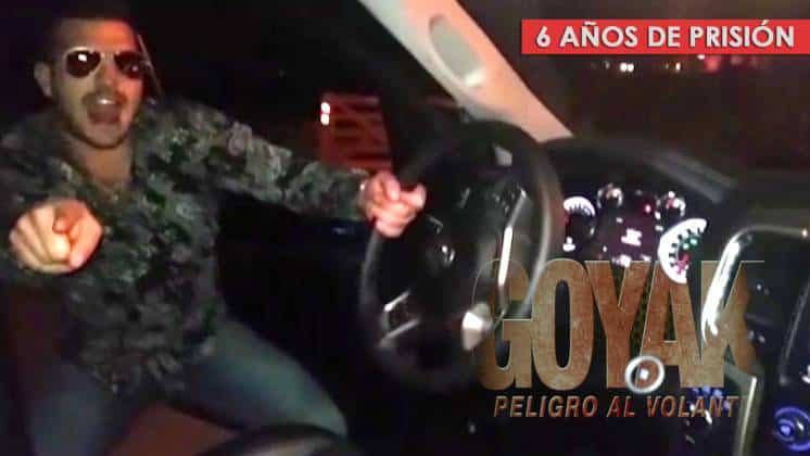 Condenaron a Goyak a 6 años de prisión y ordenaron su inmediata detención