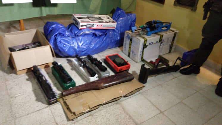 Tráfico de armas: el arsenal que le encontraron al odontólogo bahiense