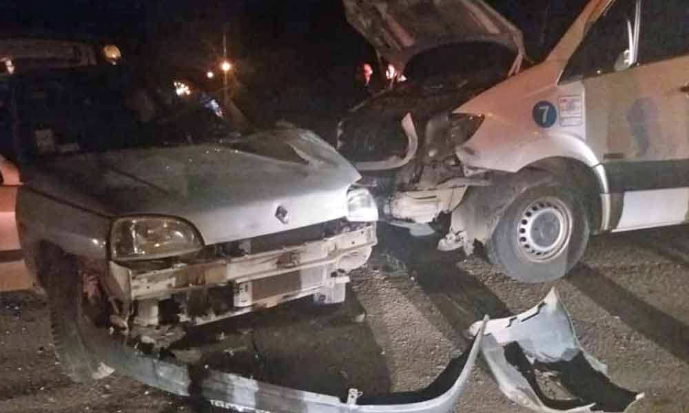 Un herido en un fuerte choque frente al baleario Maldonado