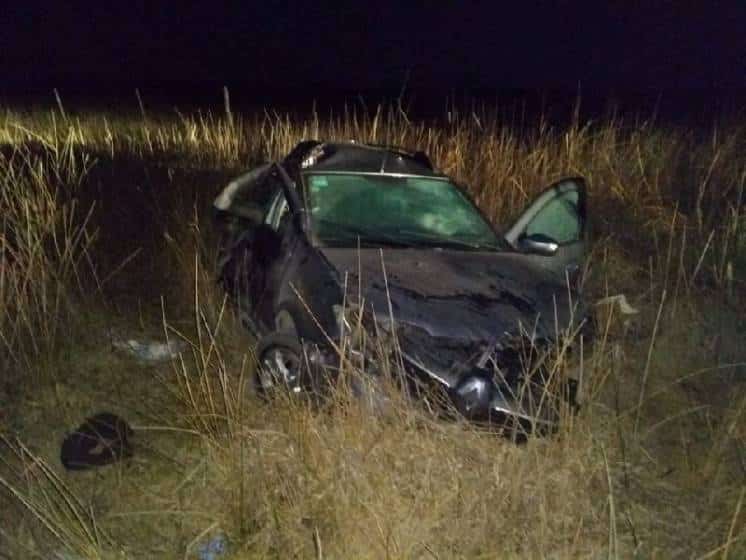 Vuelco en cercanías a San Eloy