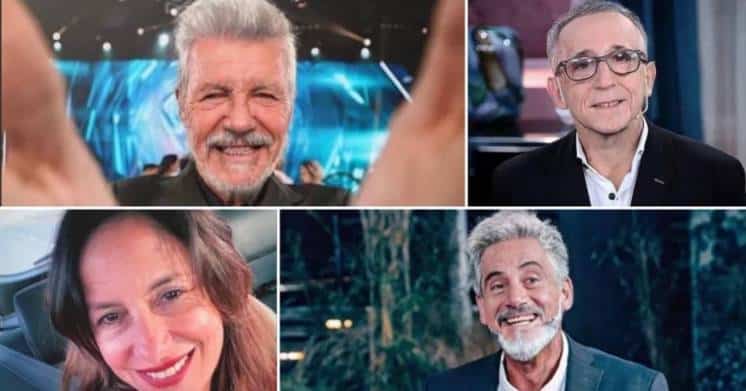 Desde Tinelli hasta Lali: los famosos se animaron a mostrarse ancianos