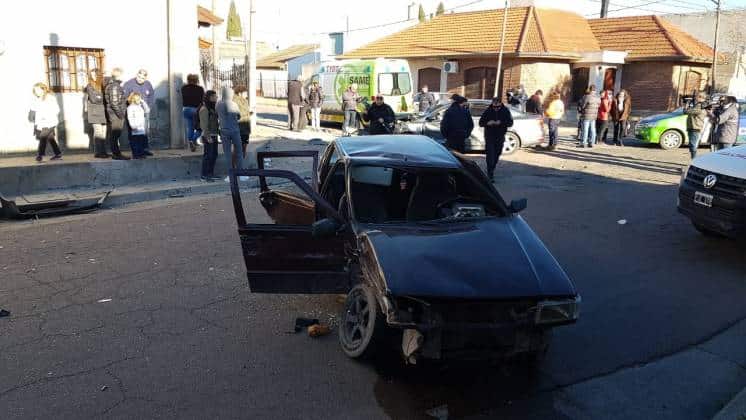 Fuerte accidente en Castelar y Punta Alta