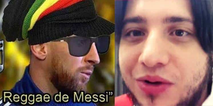 Lucas Requena: “No fue una burla a Messi” el autor del reggae del 10