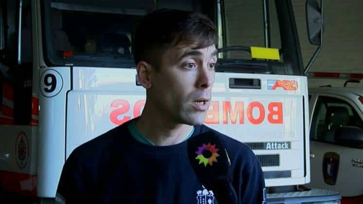 Habló el bombero voluntario atacado cuando apagaba un incendio