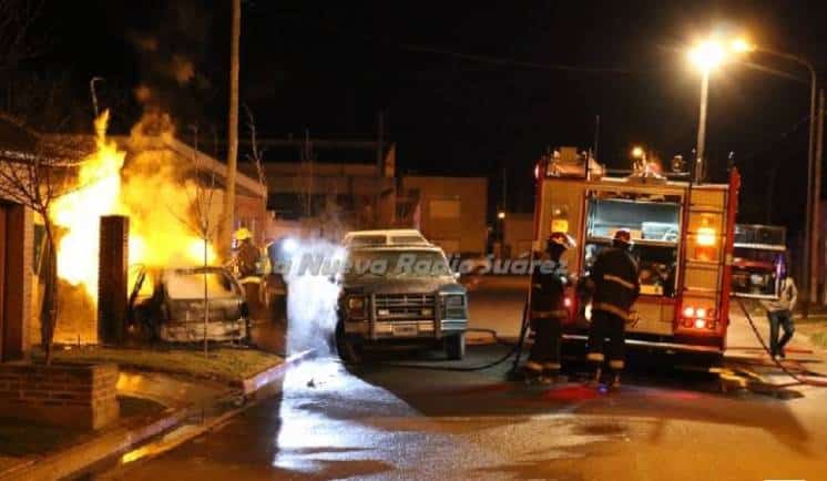 Coronel Suárez: choque, fuga de gas e incendio