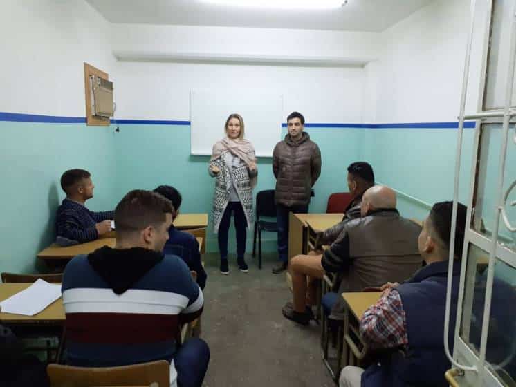 Está preso en Villa Floresta y una empresa local lo contrató