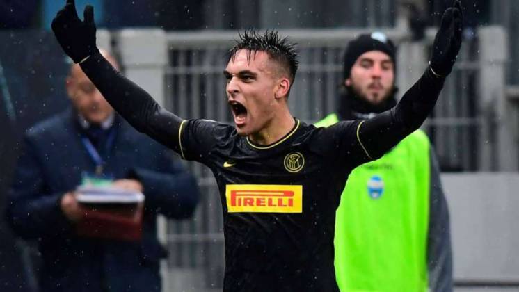 Lautaro Martínez en el equipo revelación de la Champions League