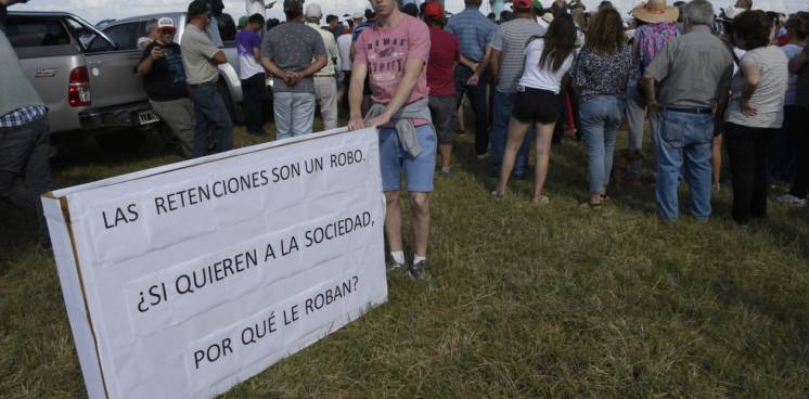 La suba de las retenciones: algunos productores enojados con la medida