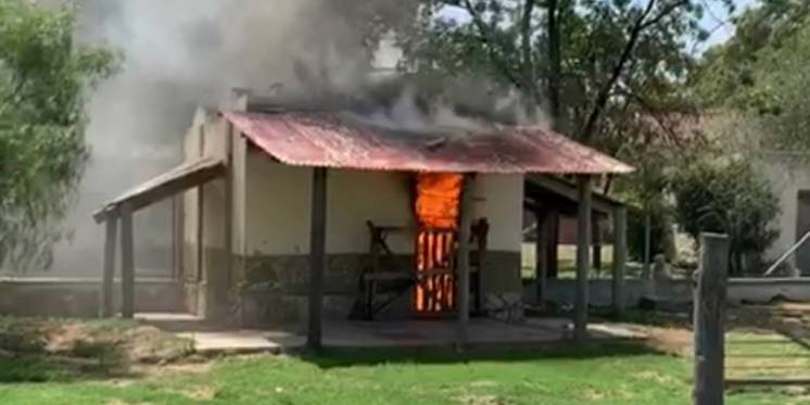 Una disputa familiar terminó con un incendio en el Parque Independencia