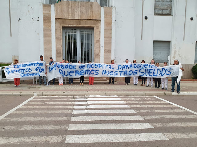 Darregueira: sin acuerdo por sueldos, sigue el paro de empleado del Hospital