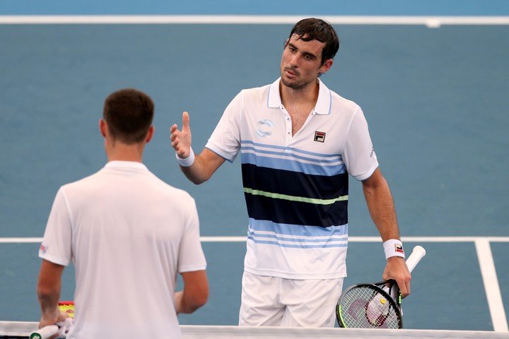 Copa ATP: Guido Pella le dio a Argentina el primer punto ante Polonia