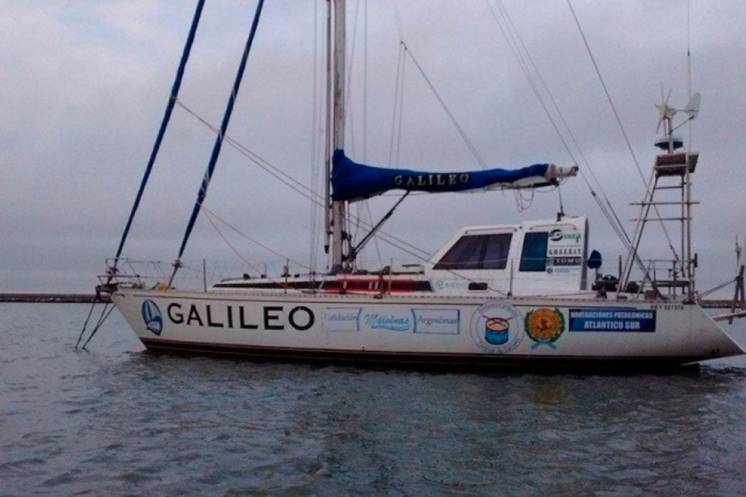 El velero Galileo llegó a Ushuaia y finalizó su travesía antártica