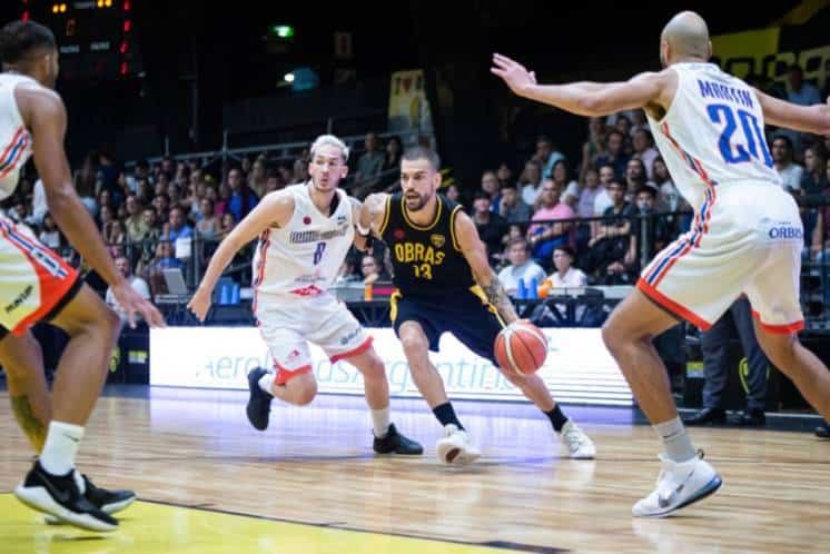 Liga Nacional: Bahía Basket cayó ante Obras en suplementario