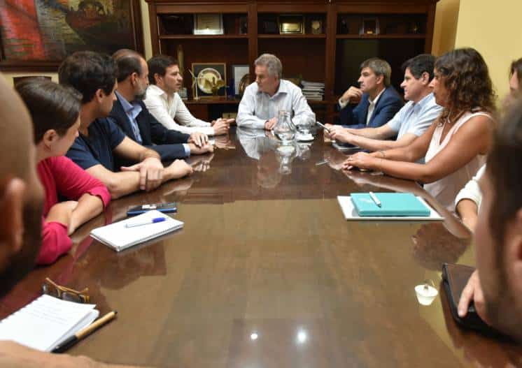 El intendente recibió al Ministro de Producción bonaerense