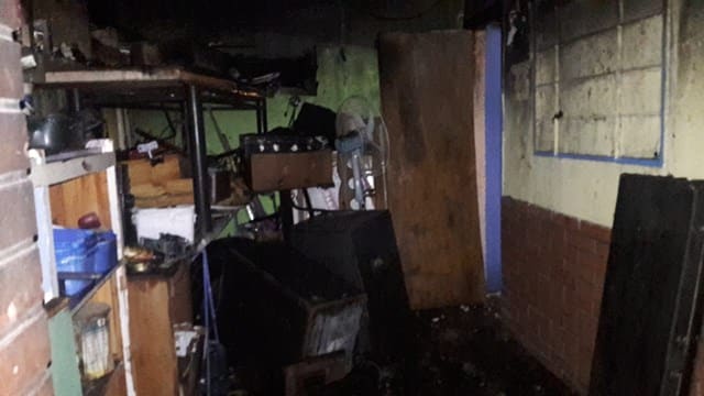 Una falla eléctrica provocó un incendio en una vivienda