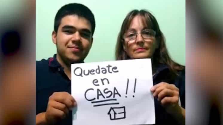 #QuedateEnCasa el mensaje de los bomberos de Cerri